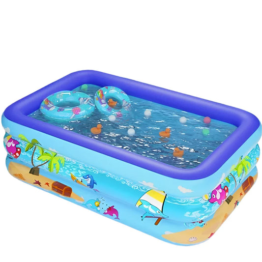 Indoor Outdoor Inflatable Pool for All Ages  60/111/120cm